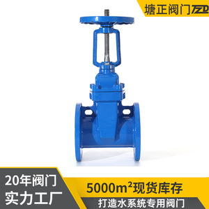 วาล์วประตูแบบก้านยกด้วยมือ Tzd Tangzheng รุ่น Z41X 10 16Q แบบมีหน้าแปลน ซีทแบบยืดหยุ่น สำหรับน้ำ อากาศ น้ำมัน และการชลประทาน - Product Image 5