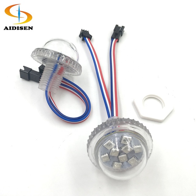 RGB Programmable LED Pixel Light Fun Outdoor Amusement Lighting 12V 24V WS2811 White Emitting Ucs 1903