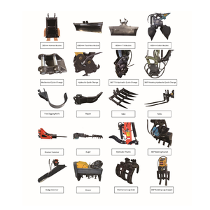 Mini-excavatrice sur chenilles de 1,3 tonne à haute puissance pour moteur, usage domestique, construction routière, certifiée CE/EPA, livraison gratuite pendant 1 an - Product Image 2