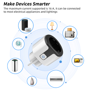 SIXWGH Marke Intelligent Tuya Wi-Fi Stecker der europäischen Standard-Serie mit Buchse 3 Wechselstrom steckdosen Countdown-Timing-Funktion Ganzes Haus - Product Image 4