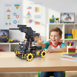ACEBOTT ODM Kit <span class=keywords><strong>Robot</strong></span> Auto Acquatica <span class=keywords><strong>per</strong></span> Educazione STEM ESP32 4WD, Nuovo Set <span class=keywords><strong>per</strong></span> Bambini Scolastici, <span class=keywords><strong>Giochi</strong></span> Robotici DIY <span class=keywords><strong>per</strong></span> Arduino - Product Image 1