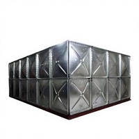 Réservoir d'eau incendie professionnel en acier galvanisé de grande capacité (400 mètres cubes) anti-rouille, fourni par la Chine