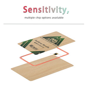 나무 NFC 카드, 대나무 나무 NFC 명함 및 나무 호텔 키 카드를 216 사용자 정의 RFID - Product Image 4