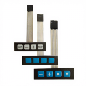 En stock : Clavier d'extension numérique 4 touches à microcontrôleur monopuce avec interrupteur à bouton-poussoir à membrane mince pour panneau <span class=keywords><strong>de</strong></span> commande - Product Image 1