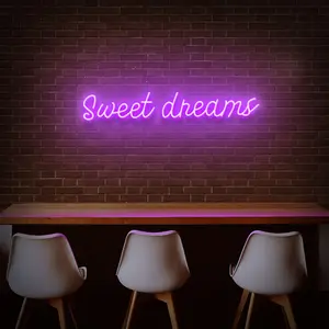 Konceptドロップシッピング30インチSweetDreams LEDネオンライトネオンライト広告カスタムLEDネオンサイン