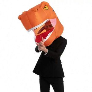 Costumes de mascotte de Père Noël gonflables en PVC de luxe personnalisés pour Noël, drôles et amusants, pour cosplay, Halloween, imprimés en sérigraphie - Product Image 3