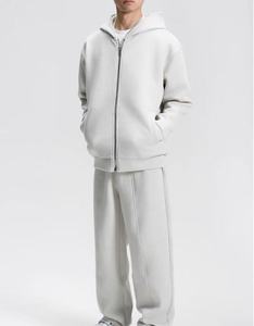 Mochilas Personalizadas OEM 100% Algodão com Capuz e Zíper, Design Streetwear Pesado e Fabricante de Logotipo Personalizado - Product Image 2