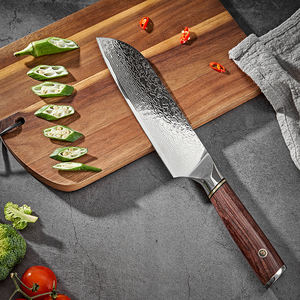 Cuchillo Santoku de Cocina Damasco VG10 con Mango de Ébano - Product Image 4