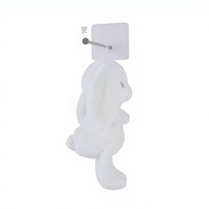 D KING D KING Lindo Conejito Blanco de Peluche, Muñeco de Conejo Suave, <span class=keywords><strong>Juguete</strong></span> de Peluche para Niños y Bebés, Algodón PP Bordado, Tamaño Personalizado, OEM, <span class=keywords><strong>Juguete</strong></span> de Regalo - Product Image 3