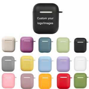 หลายสีกล่องซิลิโคนที่กำหนดเองกรณีป้องกันสำหรับ <span class=keywords><strong>Airpods</strong></span> Pro 1 <span class=keywords><strong>2</strong></span> 3 - Product Image 4