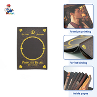 Livre d'art personnalisé de luxe, reliure parfaite, estampage à chaud, découpe, plastification, papier d'art de haute qualité, impression numérique, logo personnalisé