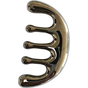 Peigne en alliage de zinc de haute qualité avec logo personnalisé, prix de gros, pour soins capillaires et thérapie - Product Image 3