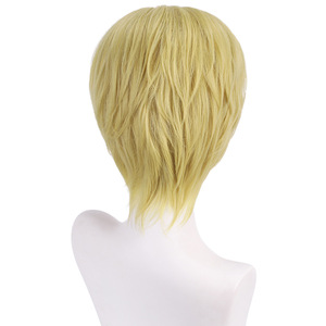 Peluca de Cosplay de Zeke Jaeger de <span class=keywords><strong>35</strong></span> cm, Color Amarillo, del Anime <span class=keywords><strong>Ataque</strong></span> <span class=keywords><strong>a</strong></span> <span class=keywords><strong>los</strong></span> <span class=keywords><strong>Titanes</strong></span>/Shingeki No Kyojin, para Hombre - Product Image 5