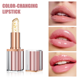 Bálsamo Labial Hidratante con Cambio de Color en Lámina Dorada, Tubo de Lujo, Lápiz Labial Impermeable, Brillo Labial Personalizado con Purpurina, Proveedor de Marca Privada - Product Image 2