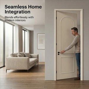 Porta in Legno Massiccio Pesante per Ingresso di Lusso con Sistema Girevole - Product Image 2