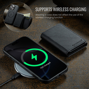 2 Trong 1 Từ Da Lật Điện Thoại Casefor iPhone 17 Không Khí 16 Pro Max 15 14 13 Ví Bìa Thẻ Chủ Pocket Bìa - Product Image 6