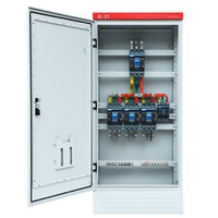 Armoire de distribution d'énergie triphasée 380V IP54 personnalisable, panneau de commande électrique pour infrastructure commerciale