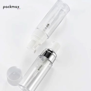 40ml 50ml 80ml Round PET Foaming <b>Pump</b> <b>Bottle</b> with Screw Cap Skincare Soap Mousse <b>Bottle</b> for Facial Cleanser & Foam Soap - Product Image 4