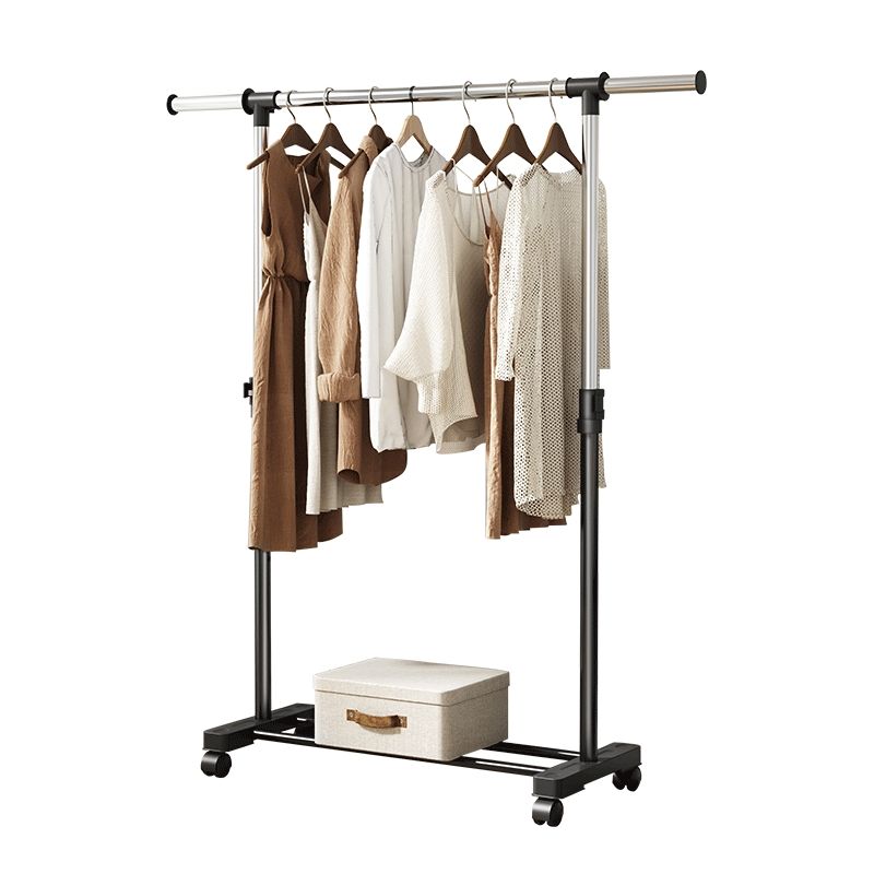 Multifunctional Clothes Drying Rack Floor Standing Household for Balcony  Rental House Stainless Steel Adjustable Garment Rack
