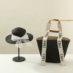 Ensemble chapeau de plage souple et sac en papier faits main de haute qualité pour homme et femme, idéal pour les voyages, l'été, le style cow-boy, la pêche et le cyclisme - Product Image 1