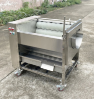Machine à peler et laver le manioc, brosse à laver et peler les pommes de terre