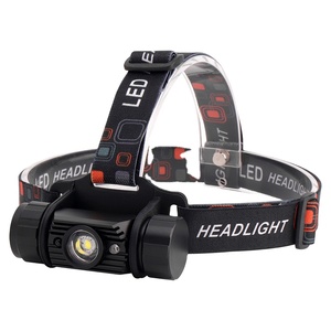Cabezal de <span class=keywords><strong>luz</strong></span> Led de plástico con sensor de alto lúmenes, linterna <span class=keywords><strong>frontal</strong></span> con zoom, impermeable, <span class=keywords><strong>recargable</strong></span>, venta al por mayor de fábrica - Product Image 1