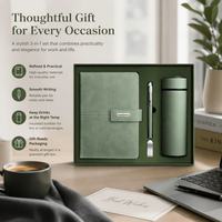Coffret Cadeau Promotionnel Professionnel Personnalisé : Clé USB, Tasse Isotherme, Stylo et Carnet Avec Boîte