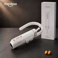 Sèche-cheveux pour animaux de compagnie Shernbao, pour chiens et chats, avec design à suspendre au cou, mains libres, en plastique ABS, 110-240V