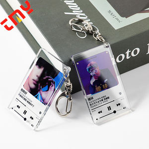 2024年新作販促用3Dチャーム、パーソナライズされた楽しいUV印刷、防水プラスチック<span class=keywords><strong>PVC</strong></span>アクリル製、女性向けミニ音楽カスタムキーホルダー - Product Image 2