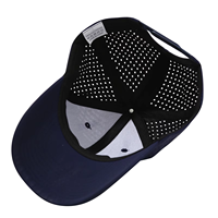 Casquette de baseball QOMA Q6102 en polyester imperméable et respirant à 6 panneaux, avec boucle double boutonnage, couleur unie, pour hommes et femmes, vente en gros