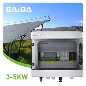 Dc 1000V không thấm nước panel năng lượng mặt trời Combiner Box 1-in-1-out ABS + nhựa PV Hộp nối - Product Image 3