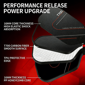 Bulk Order Discount 3k Carbon Fiber Face <b>Pickleball</b> Racquet 13mm Power Core <b>For</b> Maximum Spin Control Durable Performance - Product Image 2
