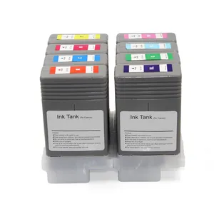 Super color 130 ml/teil PFI107 Tinten patrone mit Pigment tinte für Canon iPF680 iPF685 iPF770 iPF780 iPF785 iPF670 Drucker