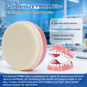 Disco in Resina Acrilica CAD CAM Smilefind 98mm, Blocco PMMA per Materiale per Protesi Dentarie Temporanee - Product Image 2