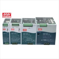 Alimentation électrique à découpage sur rail DIN Meanwell NDR XDR 75W-960W 12V 24V 36V 48V pour contrôle industriel
