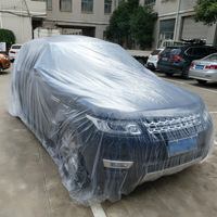 Housses de Voiture Jetables en Plastique Personnalisées PE Transparentes Imperméables Anti-Poussière de Haute Qualité pour la Vente en Gros