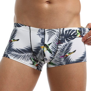 Calzoncillos <span class=keywords><strong>Boxer</strong></span> para Hombre, Diseño Popular <span class=keywords><strong>de</strong></span> Verano, Suaves, Lisos, Transpirables, <span class=keywords><strong>de</strong></span> Seda Helada, <span class=keywords><strong>de</strong></span> Secado Rápido - Product Image 5
