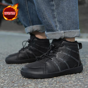 Nouvelles chaussures de sport montantes en daim pour garçons et filles, décontractées, à semelle large avec semelle intermédiaire antidérapante en TPU, motif floral, chaussures d'hiver - Product Image 1