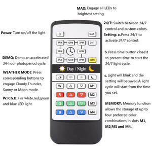 Cusomik 11W 18W 24W 25W 28W có thể điều chỉnh khung dẫn đèn hồ cá bể cá đầy đủ rạn san hô phát triển ánh sáng cho cây thủy sinh - Product Image 2