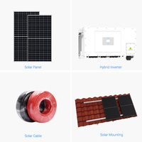 Système solaire complet Deye avec onduleur connecté au réseau 200 kW 300 kW 500 kW 1 MW 2 MW Triphasé 400 V Kit système solaire connecté au réseau Prix