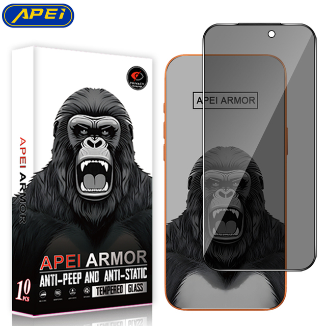 Hot Selling Grade AAA 2.5d 3d 9H Privacy Anti-Shock Anti-Spy Screen Protector for I Phone 16 15 17 Pro Max Protector De Pantalla