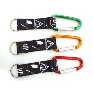 Custom <b>Polyester</b> Carabiner Tool with Short Keychain Holder <b>Lanyard</b> with Logo Custom - Product Image 4