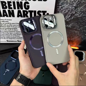 Funda Magnética para Teléfono Móvil Deportiva, Impermeable, con Estampado en Caliente, para 13pro 15 Pro Max, Esmerilada y Moderna - Product Image 2