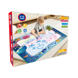 โลกไดโนเสาร์เด็กมหัศจรรย์ผ้าใบน้ำของเล่นวาดรูปเพื่อการศึกษา DIY การเรียนรู้การวาดภาพเกมเสื่อ - Product Image 2