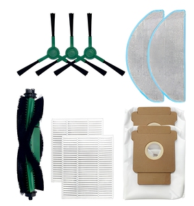 Kit de pièces de rechange pour <span class=keywords><strong>aspirateur</strong></span> robot <span class=keywords><strong>iRobot</strong></span> <span class=keywords><strong>Roomba</strong></span> 105 Vac/105 <span class=keywords><strong>Combo</strong></span>, brosse principale et latérale, sac à poussière - Product Image 2
