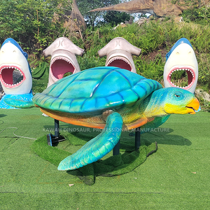 Estatua realista de tortuga marina con movimientos Animatronic <span class=keywords><strong>Turtle</strong></span> para decoración de parques - Product Image 1