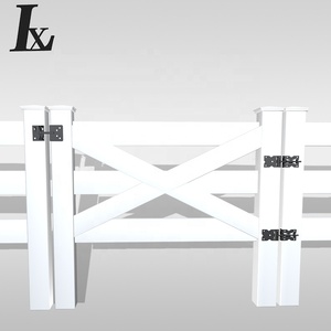 聚氯乙烯3轨马栅栏门 - Product Image 5