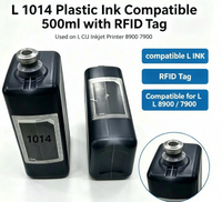 Tinta Plastik L 1014 Kompatibel 500ml dengan Tag RFID Digunakan pada Printer Inkjet L CIJ 8900 7900