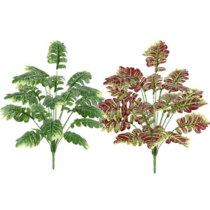 Bouquet de feuilles de plantes artificielles Guanyi 30cm-100cm en caoutchouc souple pour décorations de mariage et de maison - Product Image 5