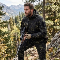 Veste de chasse imperméable Kippo pour hommes, imprimé camouflage, résistante à l'eau, résistante à l'abrasion, résistante aux déchirures, pour la chasse au canard et au cerf, automne